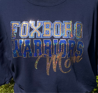 * Foxboro Mom Sparkle Bling Champion Hoodie - No logo