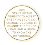 Fancy Medallion - AA - White and Gold Sparkle