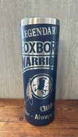 Foxboro Warriors Skinny Travel Tumbler 20 oz.