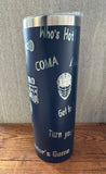 Foxboro Warriors Lacrosse Skinny Travel Tumbler 20 oz.