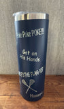 Foxboro Warriors Lacrosse Skinny Travel Tumbler 20 oz.