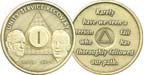 Bronze AA Medallion - Bill & Bob