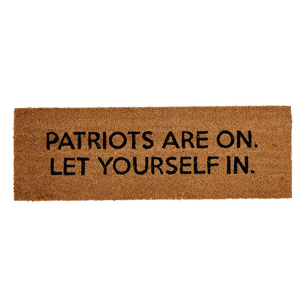 Patriots are on Door mat